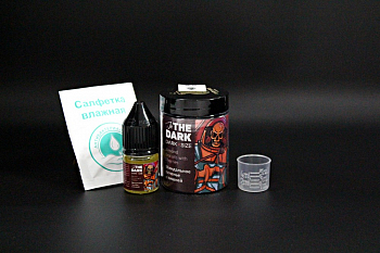 Ароматизатор DARK X SIZE In The Dark SHORT+ Миндальное печенье с вишней (на 30мл)  + флакон 30мл